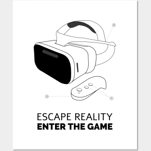 Escape Reality Enter The Game Posters and Art